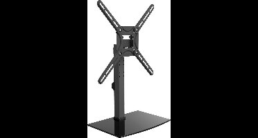 Barkan - TV-standaard 29 inch - 56 inch/74cm - 142cm Draaibaar + Kantelbaar Vlak/Gebogen Tabletop TV Stand