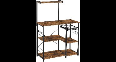 Azuru - Opbergrek - Draagvermogen 15- 25 kg - Spaanplaat - Vintage