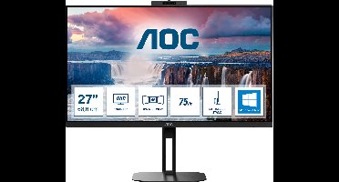 AOC V5 Q27V5CW - QHD IPS 75Hz Monitor - 27 Inch