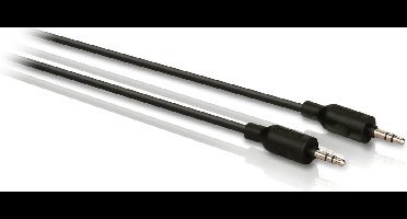 Philips SWA2532W/10 - Stereo Dubbing-kabel - 0.75 meter / Zwart