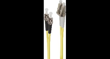 ALOGIC LCST-01-OS2 InfiniBand en Glasvezelkabel 1 m LC ST Geel