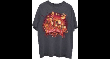 Disney The Nightmare Before Christmas - We Wish You A Scary Christmas Unisex T-shirt - S - Zwart