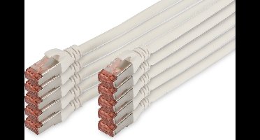 Digitus DK-1644-020-WH-10 netwerkkabel 2 m Cat6 S/FTP (S-STP) Wit