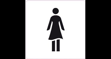 Ivana Pictogram Toilet Vrouw