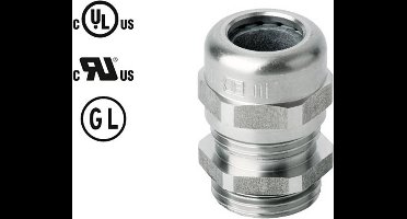 Jacob 50.612 ES Wartel Met trekontlasting M12 RVS RVS 1 stuk(s)