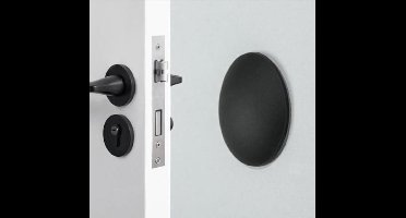 *** 2 x Zelfklevende Deurbeschermers - Zwart - Deurbescherming - Deurstoppers - Muurbeschermer - van Heble®***
