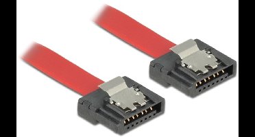 SATA FLEXI datakabel - plat - SATA600 - 6 Gbit/s / rood - 0,70 meter