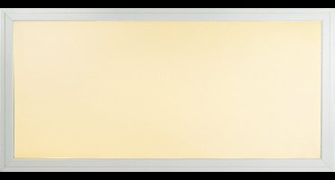 LED Paneel 30x60 cm - Voordeel Pack 2 Stuks - Warm Wit 3000K - 24W - 120 lumen per watt - Edge-lit - Witte rand