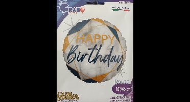 Folieballon 18inch happy birthday