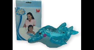 Bestway Bad Speeltjes Opblaasbare Mini Dolfijn Licht Blauw 29cm