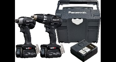 Panasonic EYC231LJ2G Accu combiset 2-delig (EY74A3 + EY76A1) 14,4/18V 5.0Ah in Systainer