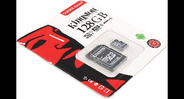 Kingston - MicroSD Kaart 10 UHS-1 128GB - Inclusief adapter
