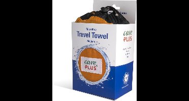 Care Plus Reishanddoek microvezel - Maat: medium 60 x 120 cm - Oranje - Travel Towel