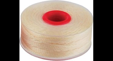 Kralendraad, 0.2mm x 37mtr. Beige