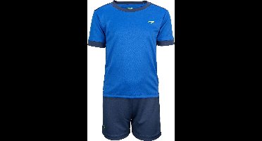Avento Sportset Madrid - Junior - Blauw/Marine/Fluorgeel - 152