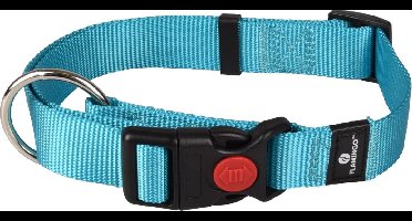 Hond Halsband Ziggi Turkoois L 45-65cm 25mm