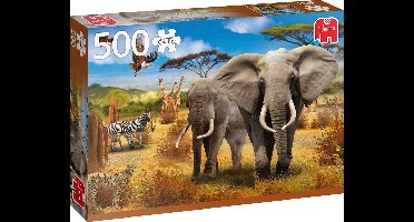 Jumbo Premium Collection Puzzel African Savannah - Legpuzzel - 500 stukjes