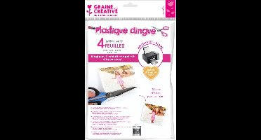 Krimpie dinkie krimpfolie wit voor inkjetprinter (4 vellen)