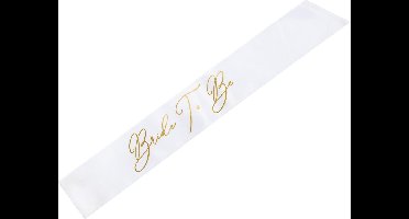 BRIDE TO BE SJERP | WIT GOUD | SATIJN | OPDRUK 3 | VRIJGEZELLENFEEST BACHELORETTE HEN PARTY