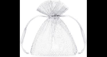 Organza zakjes wit (20st)