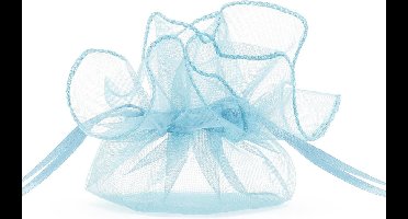 Organza zakjes blauw (20st)