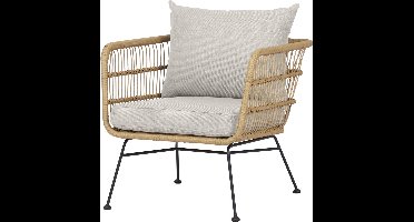 Nina tuinstoel incl. kussen, beige.