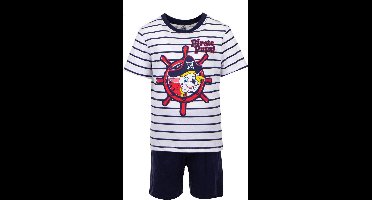 Paw Patrol Nickelodeon Short Pyjama - Shortama - Marshall - Pirate Pups blauw. Maat 110 cm / 5 jaar