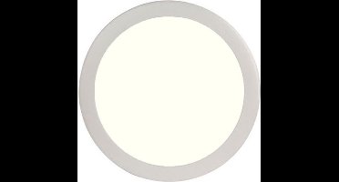 LED Paneel Slim - Ø30 Natuurlijk Wit 4200K - 24W Inbouw Rond - Mat Wit - Flikkervrij