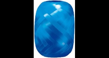 Wefiesta - Cadeaulint - 20 M x 5 MM - Polyester - Blauw
