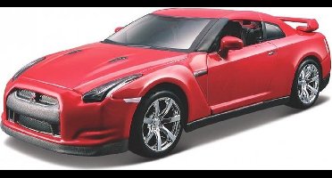 Bburago Nissan GT-R (R35) 2009 rood modelauto schaalmodel 1:32