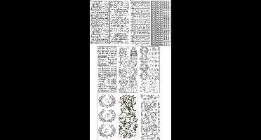 Top-Hobby Peel-Off Stickervellen - Zilverkleurige stickers voor kaarten - 10 stuks