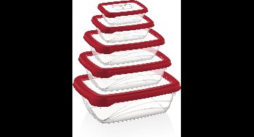Herzberg 5-delige Bio Saver Box Set Rood