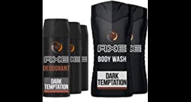 AXE Dark Temptation Deo Spray & Douchegel MIX - 3 Deo + 2 Douchegel - Voordeelverpakking