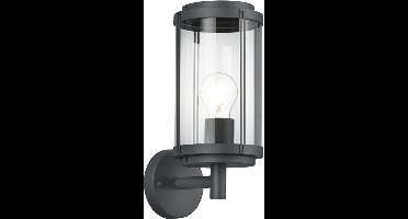 TRIO TANARO - Wandlamp - Antraciet - excl. 1x E27 7W - Buitenverlichting - IP44