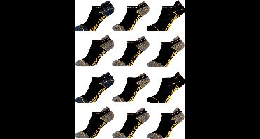 Apollo werksokken sneakermodel multipack 12 paar maat 39/42