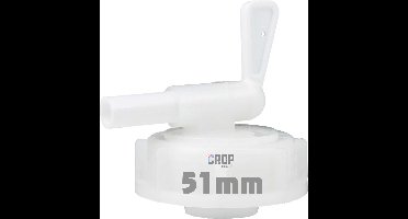 Tapkraan voor Jerrycans en Combicans - 51mm - Vloeistoffen Nauwkeurig Tappen