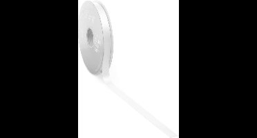 Wit Satijnlint | zeer luxe kwaliteit |10 mm / 25 mtr.