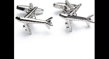 Manchetknopen - Lijnvliegtuig met 4 Motoren