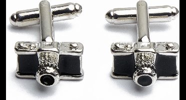 Manchetknopen - Camera Fototoestel Fotocamera Zwart