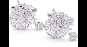 Manchetknopen - Fiets Ouderwets Velocipede