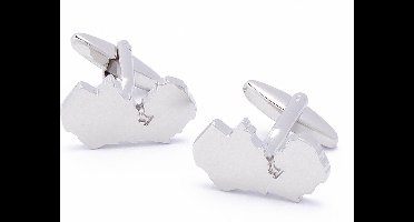 Manchetknopen - Zambia Kaart Outline