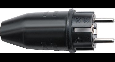 Rubber stekker 230V/16A IP44