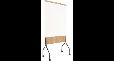 Rocada Natural verrijdbaar whiteboard 100x120 cm - Magnetisch - Mobiel