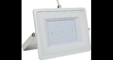 VT-49101 100W SMD SLIM FLOODLIGHT COLORCODE:4000K WHITE BODY,WHITE WIRE