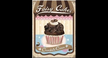 Fairy Cakes Chocolate Cream Magneet
