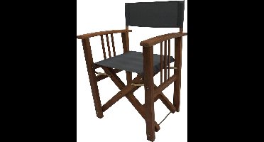 Opklapbare tuinstoel_Eucalyptus hout_ grijs en bruin