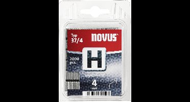 Novus Office 105107900 Nieten met fijn draad Type 37 2000 stuk(s) Afm. (l x b) 4 mm x 10.6 mm