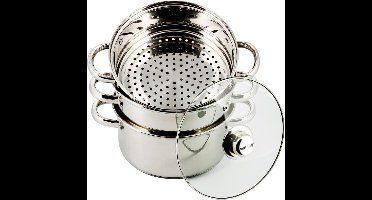 Kinghoff stoompan KH-3316 - met deksel - Ø18 cm