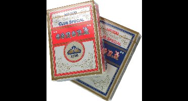 Speelkaarten complete set 2 stokken KING Corona | Rood en Blauw