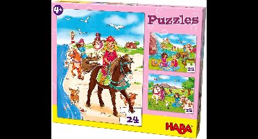 Haba - Puzzel - Paardenvriendinnen - 3x24st.